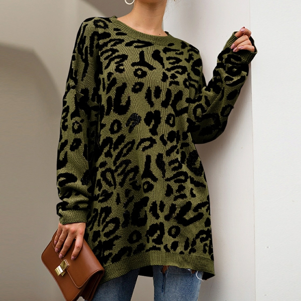 🔥HP 1/1/21🔥Leopard Print Sweater - Picture 2 of 2